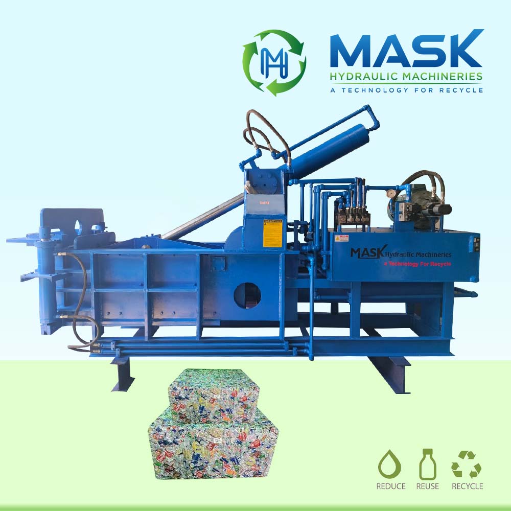 double action scrap baling machine jpg